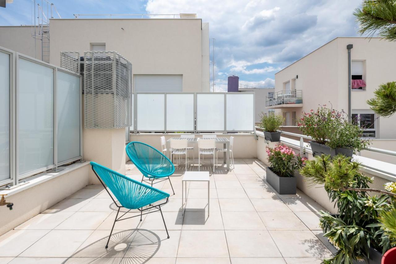 Appartement De Standing Avec Grande Terrasse Villeurbanne Eksteriør billede
