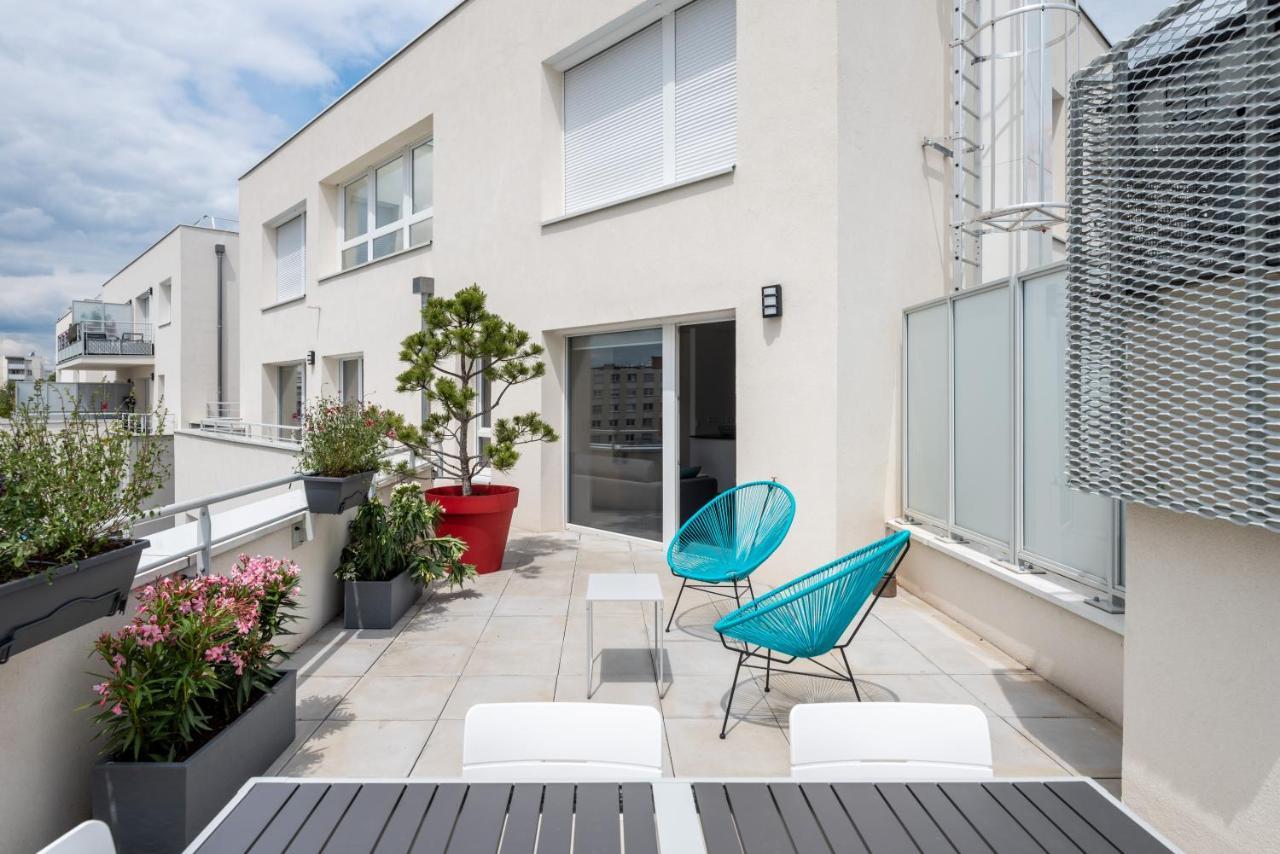 Appartement De Standing Avec Grande Terrasse Villeurbanne Eksteriør billede