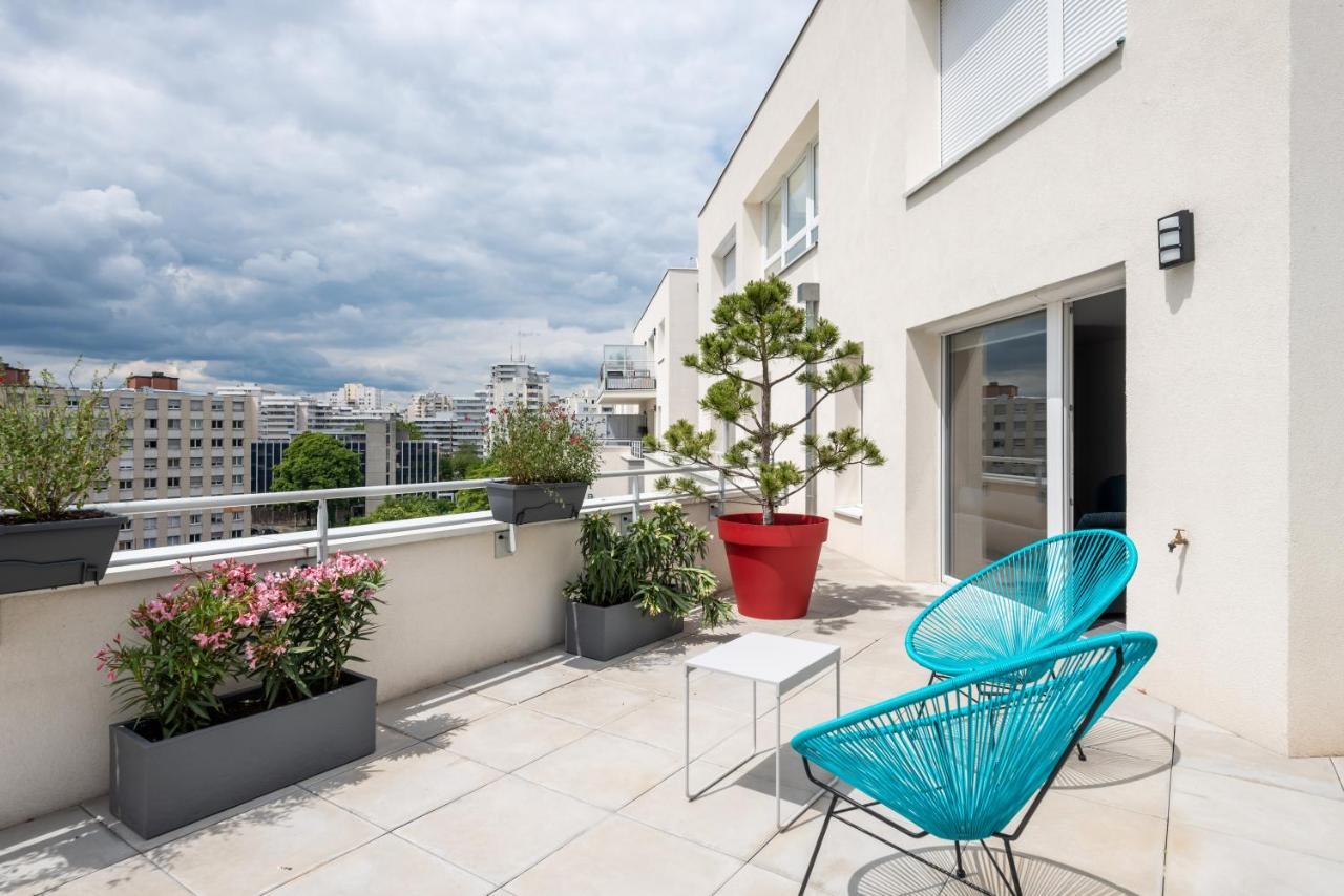 Appartement De Standing Avec Grande Terrasse Villeurbanne Eksteriør billede